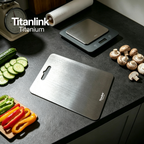 Pure Titanium Cutting Board | Antibacterial & Toxin-Free