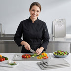Food‑Grade Pure Titanium Cutting Board, Rust‑Proof Lightweight Titanium Kitchen Chopping Board