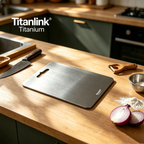 Pure Titanium Cutting Board | Antibacterial & Toxin-Free