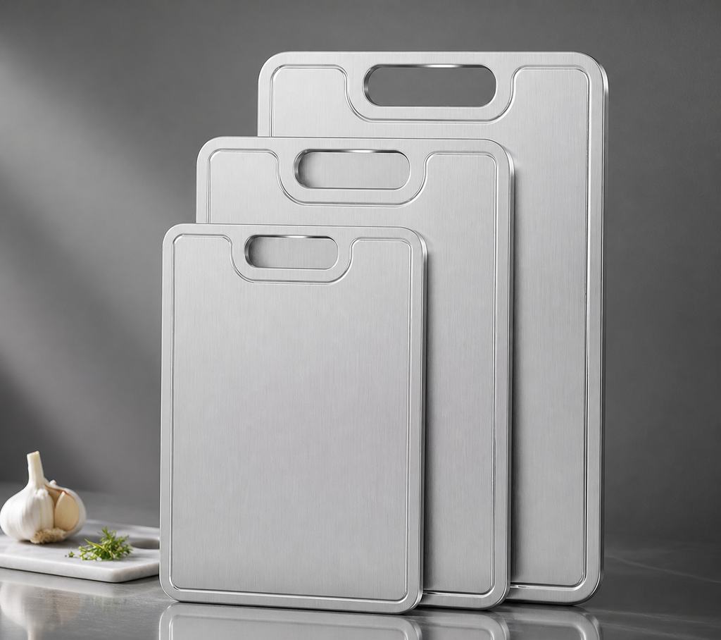 Food‑Grade Pure Titanium Cutting Board, Rust‑Proof Lightweight Titanium Kitchen Chopping Board