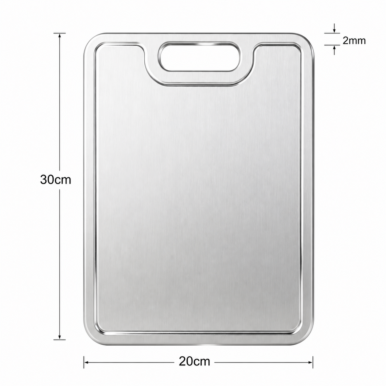 Food‑Grade Pure Titanium Cutting Board, Rust‑Proof Lightweight Titanium Kitchen Chopping Board